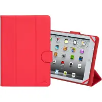 Rivacase Universele hoes - - 10 inch - Rood - PU leer - Microvezel