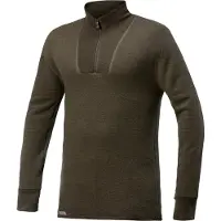 Woolpower - Zip Turtleneck 200 - Merino-ondergoed XXL, olijfgroen