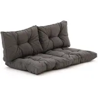 Madison + 10% kassakorting | Florance loungekussenset zit ca. 73x73cm rug ca. 73x43cm 4-delig
