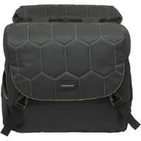 New Looxs Dubbele fietstas Mondi Joy, 38 liter, 2x 37 x 16 x 32 cm - Zwart