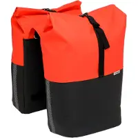 New Looxs Fietstas dubbel | | Nyborg | 34 liter (Rood/zwart)