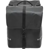 New Looxs Odense Double - Dubbele Fietstas - Geschikt voor Elektrische Fietsen - Afneembare Fietstas voor Racktime Bagagedrager - Waterafstotend - 39 Liter - Zwart