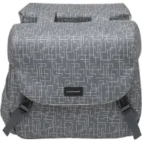 New Looxs Ivy Mondi Joy Dubbele Fietstas MIK - 38 liter - Grijs