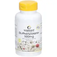 Warnke Vitalstoffe D-Fenylalanine 500 mg, tabletten, 100 stuks
