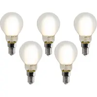 Luumr Set van 5 Smart E14 LED lampen P45 mat 4.2W 470 lm 2700-6500K