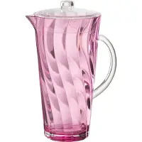 J-Line Kruik wave acryl roze