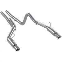 MBRP 05-09 Ford Mustang GT 4.6L Dual Split Rear Race Version AL/ 3in Cat Back Exhaust System