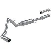 MBRP 2021+ Ford F-150 2.7L/ 3.5L Ecoboost 5.0L Single Side 3in Aluminized Steel Catback Exhaust - PS5211AL