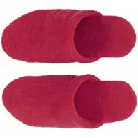 Abyss & Habidecor Badstof Badslipper Alex Viva Magenta-Schoenmaat 43 - 46