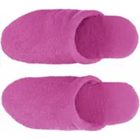Abyss & Habidecor Badstof Badslipper Alex Happy Pink-Schoenmaat 38 - 40
