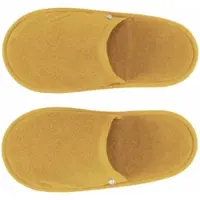 Abyss & Habidecor Badstof Badslipper Amigo Curcuma-Schoenmaat 43 - 46