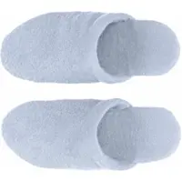 Abyss & Habidecor Badstof Badslipper Alex Powder Blue-Schoenmaat 35 - 38