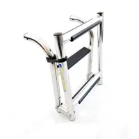 BREG RVS zwemladder - inklapbaar - 3 treden