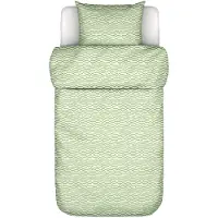 Marc O'Polo Dekbedovertrek Harpa Fern Green Satijn-140 x 200 / 220 cm | 1-Persoons