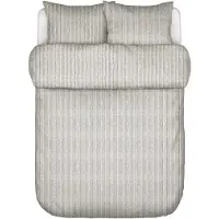 Marc O'Polo Dekbedovertrek Janne Grey Mist Satijn-240 x 200 / 220 cm | Lits-Jumeaux