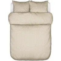 Marc O'Polo Dekbedovertrek Iben Dark Sand Satijn-260 x 200 / 220 cm | Extra Breed