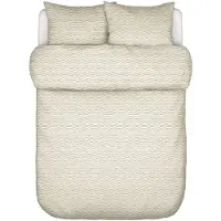 Marc O'Polo Dekbedovertrek Harpa Oatmeal Satijn-260 x 200 / 220 cm | Extra Breed
