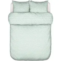 Marc O'Polo Dekbedovertrek Harpa Blue Haze Satijn-240 x 200 / 220 cm | Lits-Jumeaux