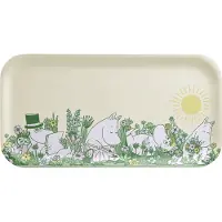 Muurla Moomin dienblad 22x43 cm In the garden