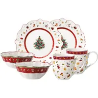 Villeroy & Boch Ontbijtset Toy's Delight Wit (6-Delig)