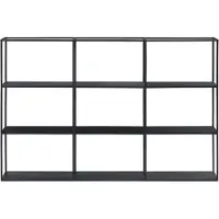 En.casa Wandrek Jelsa 160x18x110 cm zwart