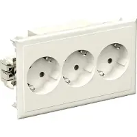 Schneider Electric 5940311 Inbouwdoos Wandcontactdoos dubbel 1 stuk(s) Wit