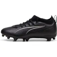 Puma Ultra 5 Match Gras / Kunstgras Voetbalschoenen (MG) Kids Zwart Wit