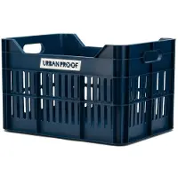 URBAN PROOF Fiets Gerecyclede fietskrat Click 30 liter - Donkerblauw