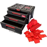 Milwaukee PACKOUT 2 + 1 Lade Gereedschapskoffer Gereedschapskoffer 363 x 564 x 414 mm ( 4932493190 ) Lade organiser