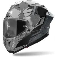 Airoh GP 800 Master, integraalhelm ,grijs/zwart/donkergrijs ,S
