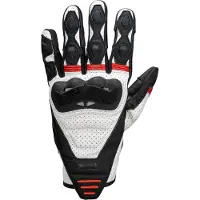 IXS Rapid 1.0 Geperforeerde Zwart Wit Rood Handschoenen Maat 4XL