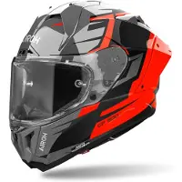 Airoh GP 800 Master, integraalhelm ,grijs/zwart/oranje ,XL