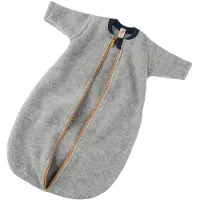 Engel - Babyslaapzak Fleece L/S met Rits - Babyslaapzak 62/68, grijs