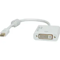 Roline 4K Mini DisplayPort-DVI Adapter, Mini DP M - DVI F