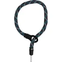 ABUS Fietsslot Insteekketting - Adaptor Chain IvyTex 6KS - - grijs - 85 cm - geschikt voor elektrische fietsen - stadsfietsen
