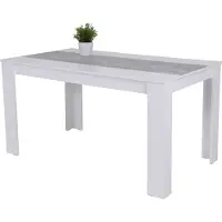 Hela Eettafel Lillie 140x80 cm-wit/beton