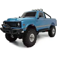 Amewi AMXRock AM18 Elektrische Geborstelde Crawler 4WD 1:18 RTR Pick-Up blauw (RTR Gereed voor gebruik)