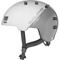 ABUS Helm Skurb ACE S Silver White
