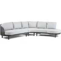 Santika Furniture Santika Nanda hoek loungeset 3-delig