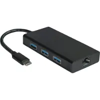 Roline USB 3.2 Gen 1 Type C naar Gigabit Ethernet-converter + hub