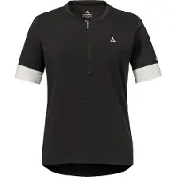 Schöffel Tricot 'CIRC' zwart / zwart gemêleerd / wit