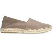 Manfield Grijze suède espadrilles | Maat 42