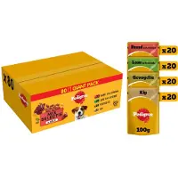 Pedigree Hondenvoer - Mix Selectie in Gelei - Maaltijdzakjes - 80x100g