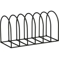 Mica Decorations Bordenhouder Rama Zwart 24 X 10,5 X 13 Cm