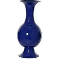 Intratuin Vaas Blair Blauw D 39 H 77 Cm