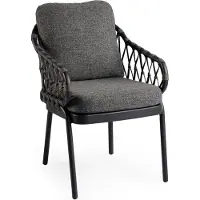 Tierra Outdoor Eettafelstoel Natal Zwart
