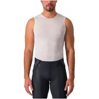 Castelli Pro Mesh 2.0 Mouwloze Basislaag Wit, Maat S