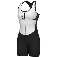 ALÉ - Women's Color Block Sleeveless Unitard - Fietspak XL, zwart