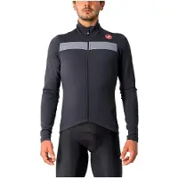 Castelli Fietsshirt Men Puro 3 Jersey Full Zip Light Black-M