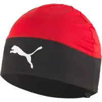Puma LIGA voetbalbeanie, Zwart/Rood | PUMA